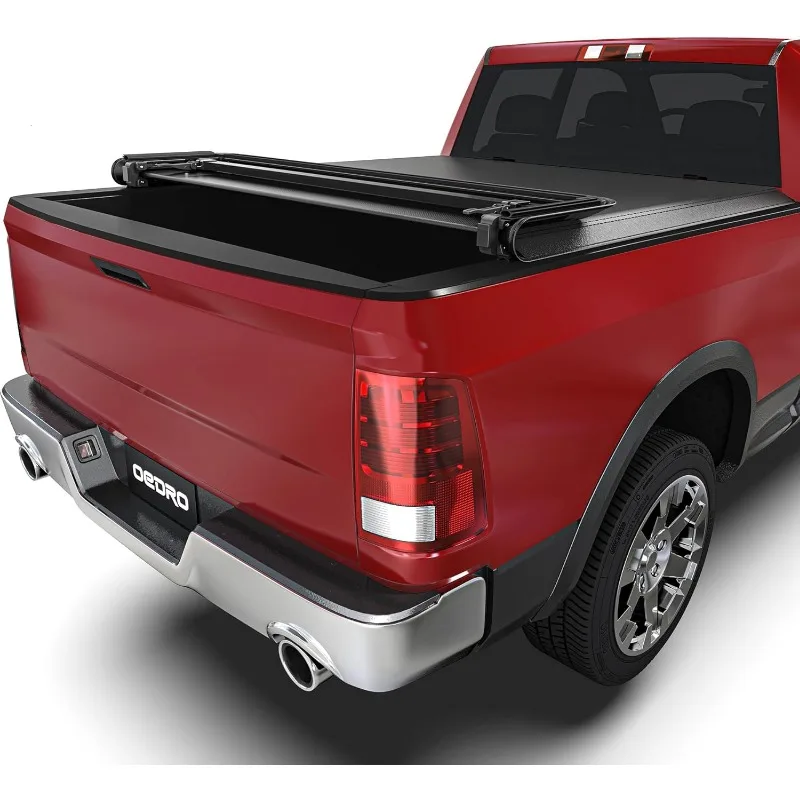 oEdRo Soft Quad Fold Tonneau Cover Four Fold Truck Bed Covers Compatible with 2002-2024 Dodge Ram 1500
oEdRo Soft Quad Fold Tonneau Cover Four Fold Truck Bed Covers Compatible with 2002-2024 Dodge Ram 1500