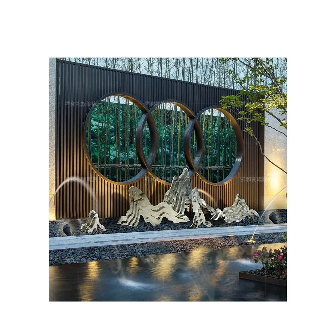 Villa garden rockery sculpture/Hotel shopping mall stainless steel floor-to-ceiling abstract ornaments/Business office artworks
Villa garden rockery sculpture/Hotel shopping mall stainless steel floor-to-ceiling abstract ornaments/Business office artworks