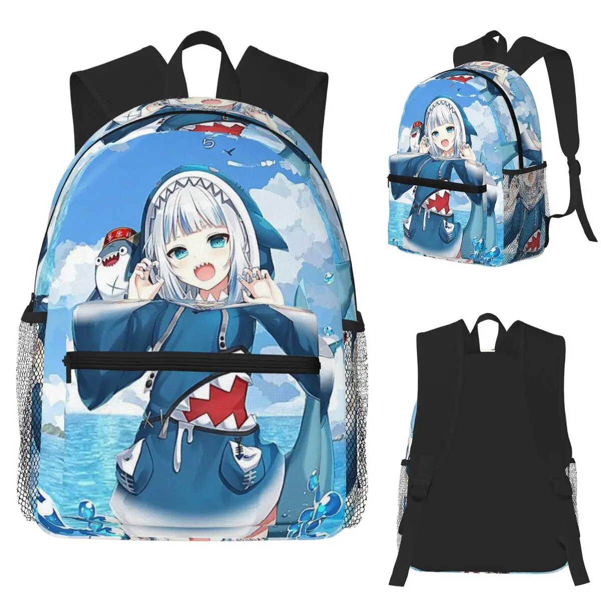 Cartoon Hololive Gawr Gura Student Backpack School Bag Hiking Travel Daypack for Boys Girls Fashion Bookbag Shoulder Bags
Cartoon Hololive Gawr Gura Student Backpack School Bag Hiking Travel Daypack for Boys Girls Fashion Bookbag Shoulder Bags