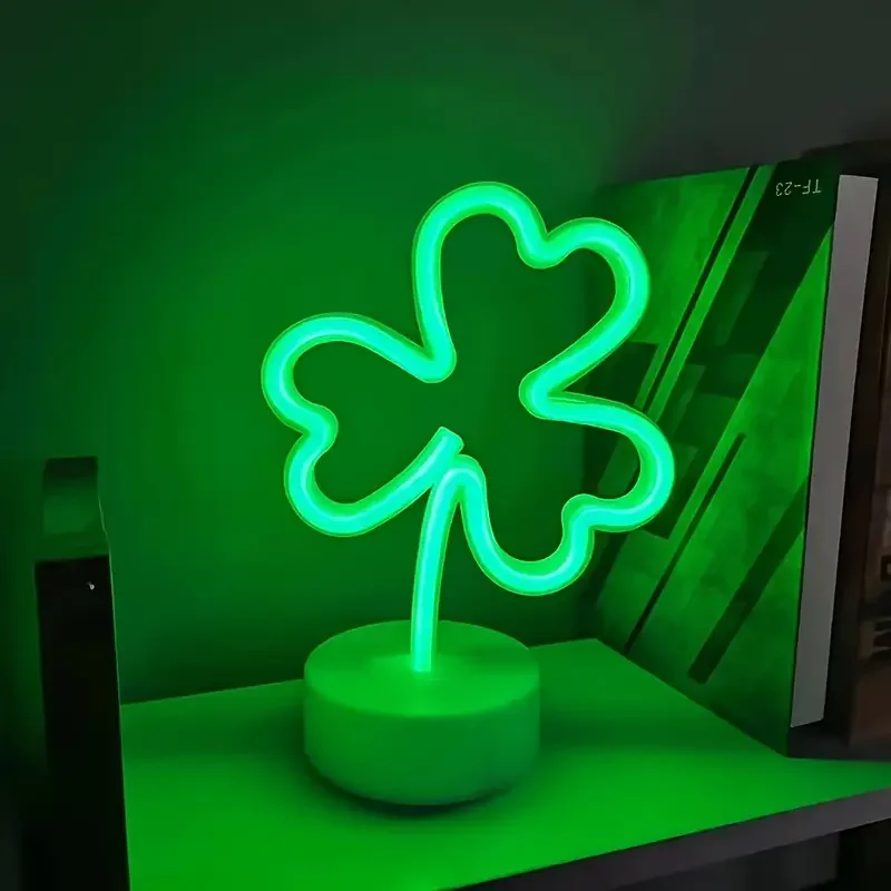 2025 Art Deco Green LED Clover LED CNeon Light Sign Battery or USB Powered LED Neon Lights Palm Tree Design for Home Decor 016
2025 Art Deco Green LED Clover LED CNeon Light Sign Battery or USB Powered LED Neon Lights Palm Tree Design for Home Decor 016