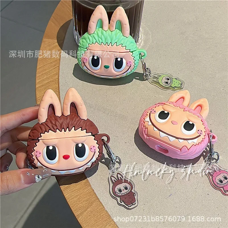 Cartoon Labubu Rabbit Silicone Protective Case for Airpodspro 2 Airpods 1/3 Earphone Smart Cover Kawaii Anime Figure Shape Gift
Cartoon Labubu Rabbit Silicone Protective Case for Airpodspro 2 Airpods 1/3 Earphone Smart Cover Kawaii Anime Figure Shape Gift