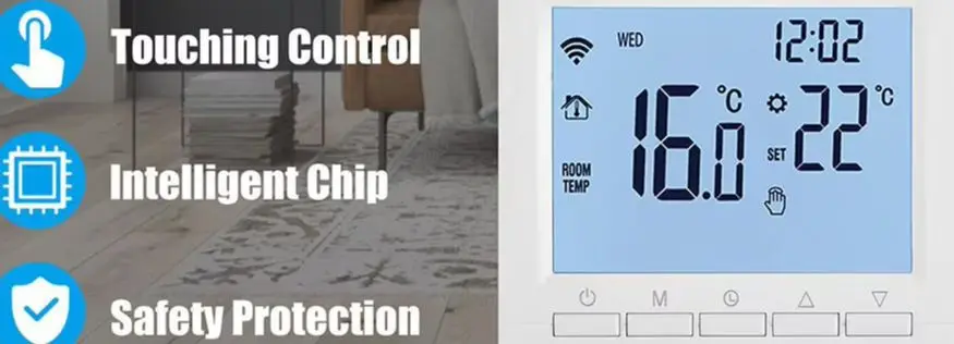 Digital Thermostat For Gas Boiler Room Battery Programmable Heating Temperature Controller Boiler Thermostat Hand Wall Mount
Digital Thermostat For Gas Boiler Room Battery Programmable Heating Temperature Controller Boiler Thermostat Hand Wall Mount