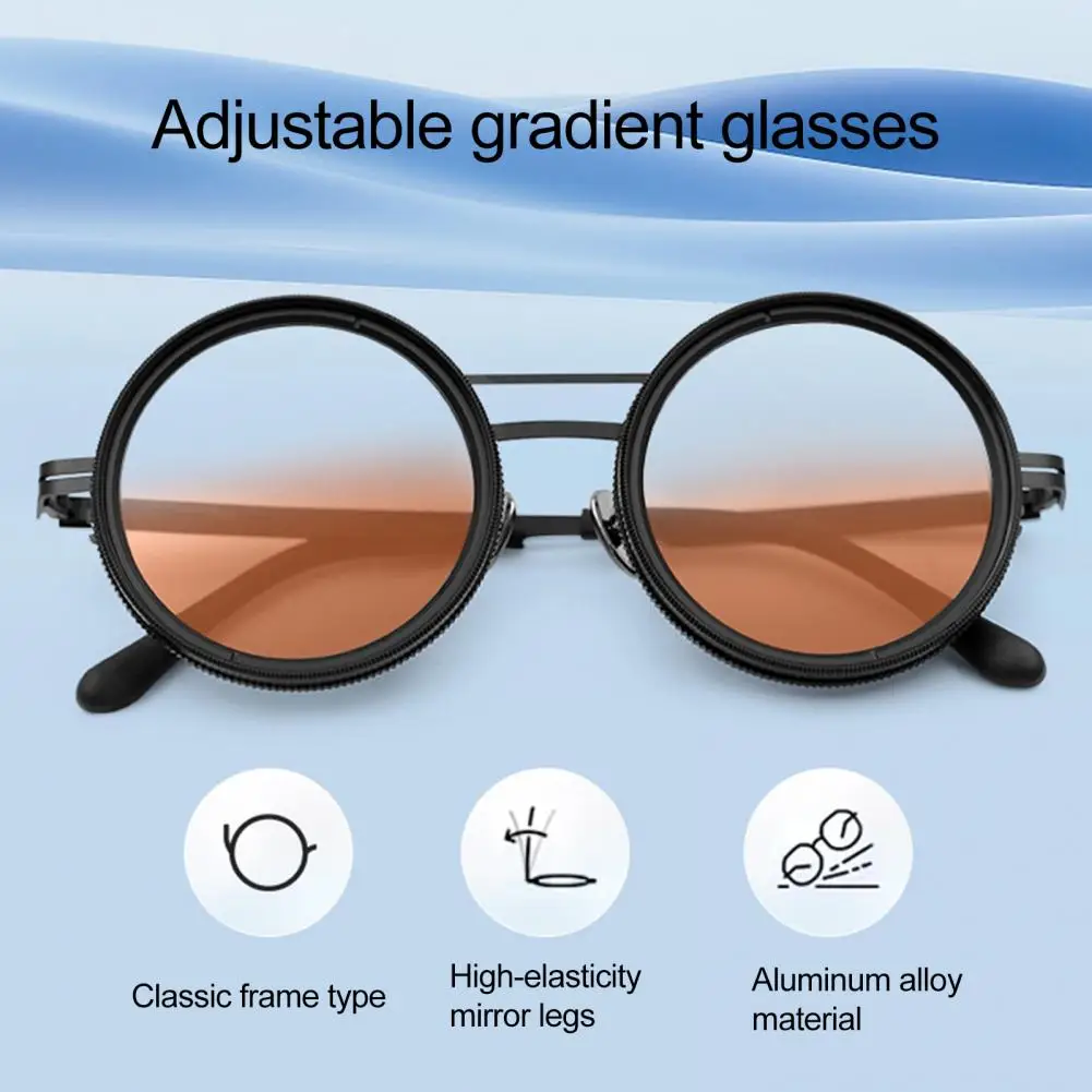 Adjustable Tint Sunglasses For Men Women UV Protection Round Polarized Sunglasses Circle Eyeglass With Gradient Lenses 선글라스
Adjustable Tint Sunglasses For Men Women UV Protection Round Polarized Sunglasses Circle Eyeglass With Gradient Lenses 선글라스