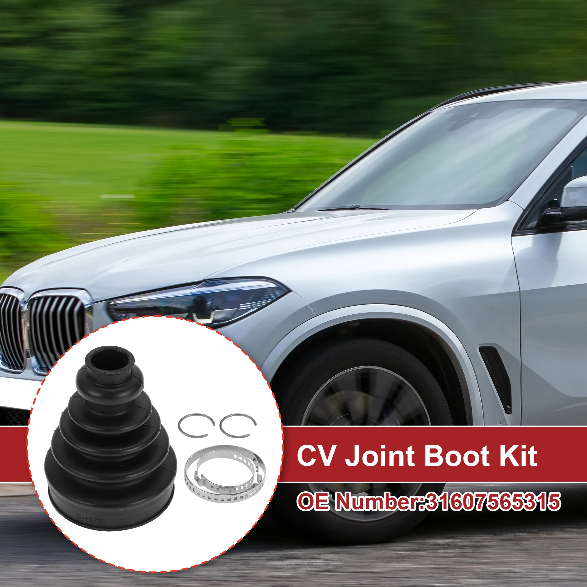 X Autohaux No. 31607565315 Комплект внутреннего шРУС с зажимами для BMW X5 2000-2006 для BMW 325i 2001-2005 для BMW 330xi 2001
X Autohaux No. 31607565315 Комплект внутреннего шРУС с зажимами для BMW X5 2000-2006 для BMW 325i 2001-2005 для BMW 330xi 2001