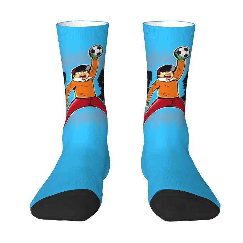 Air Goalkeeper Captain Tsubasa Dress Socks for Men Women Warm Funny Novelty Anime Genzo Wakabayashi Crew Socks
Air Goalkeeper Captain Tsubasa Dress Socks for Men Women Warm Funny Novelty Anime Genzo Wakabayashi Crew Socks