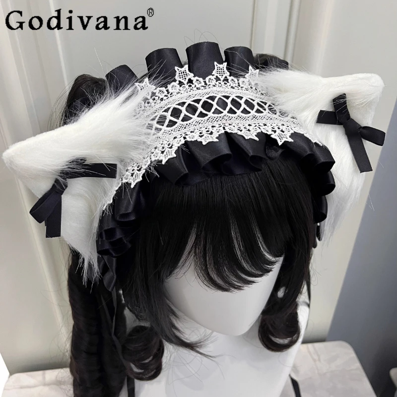 Sweet Girl Japanese Original Lolita Anime Cartoon Cat Ear Hair Accessories JK Uniform Matching Hair Clips Hair Bands
Sweet Girl Japanese Original Lolita Anime Cartoon Cat Ear Hair Accessories JK Uniform Matching Hair Clips Hair Bands