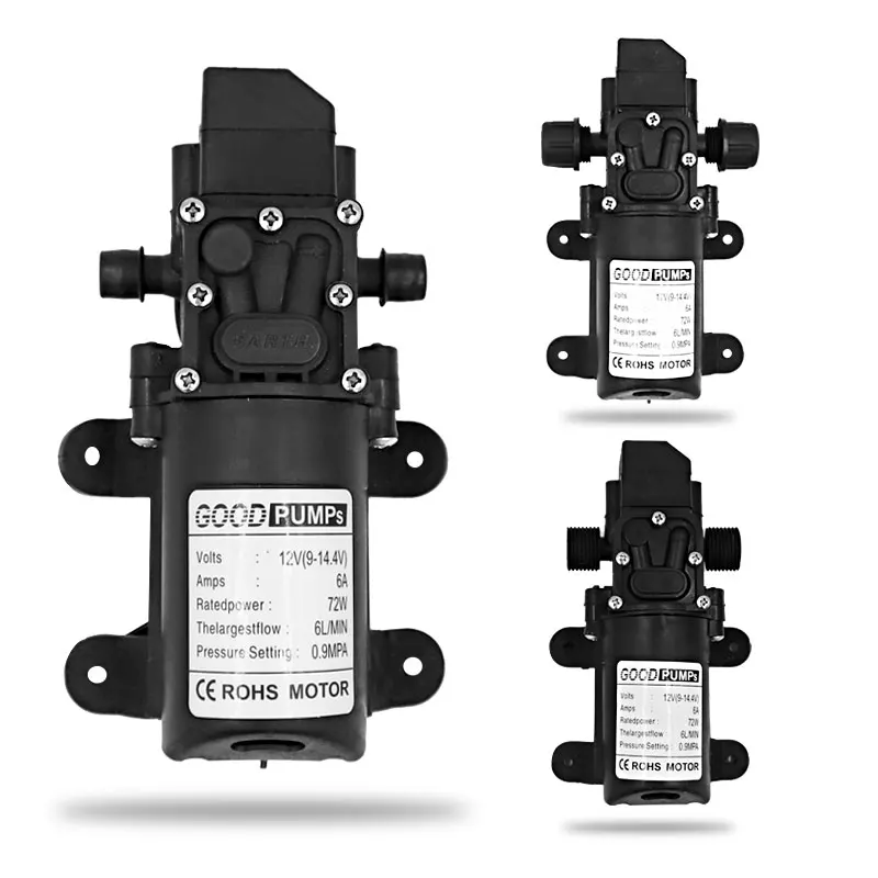NEW DC 12V 130PSI 6L/Min Water High Pressure Diaphragm Self Priming Pump 70/72W
NEW DC 12V 130PSI 6L/Min Water High Pressure Diaphragm Self Priming Pump 70/72W