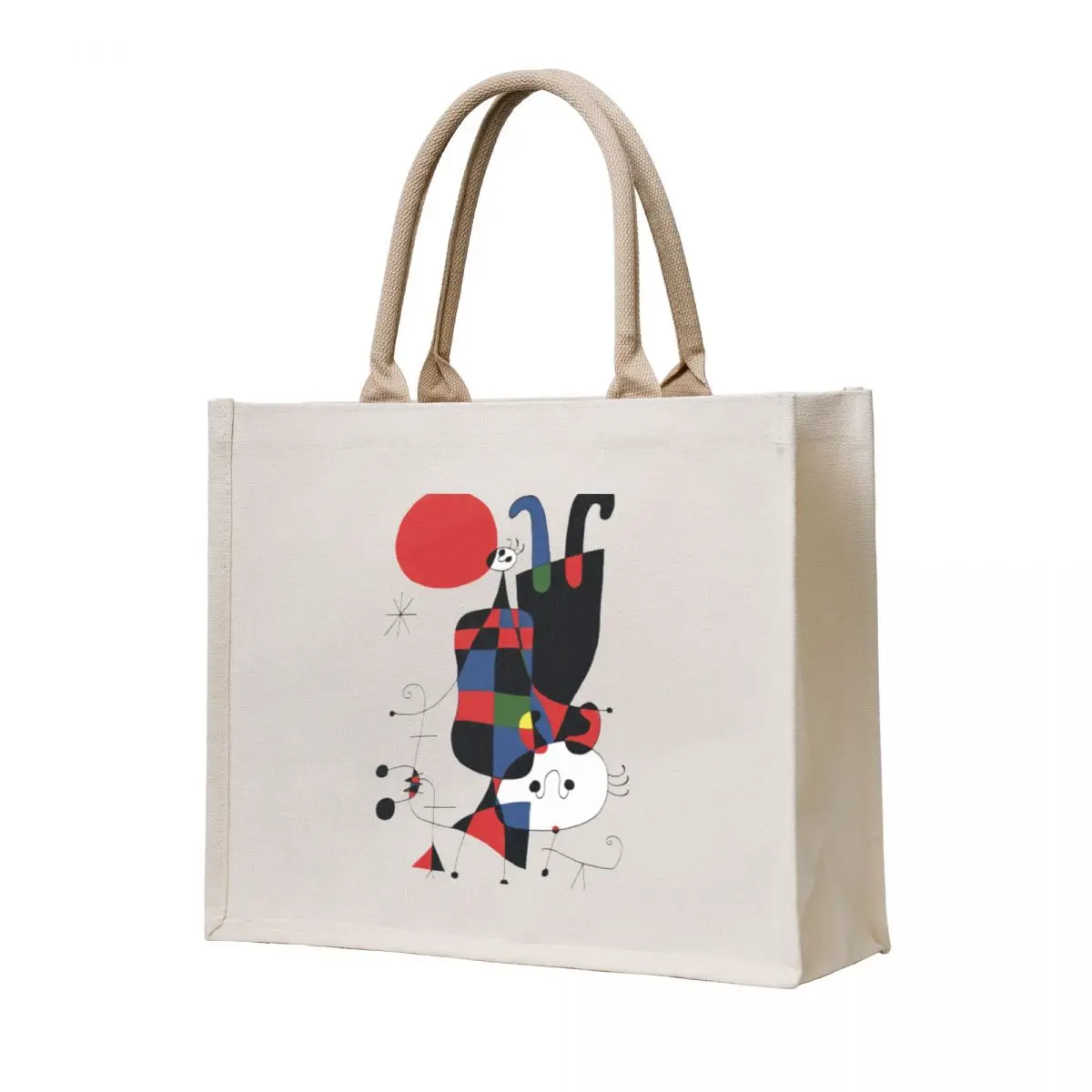 Joan Miró Abstract Surrealism “Figures and Dog in Front of the Sun” Tote Bag reusable shopping bags canvas bags
Joan Miró Abstract Surrealism “Figures and Dog in Front of the Sun” Tote Bag reusable shopping bags canvas bags