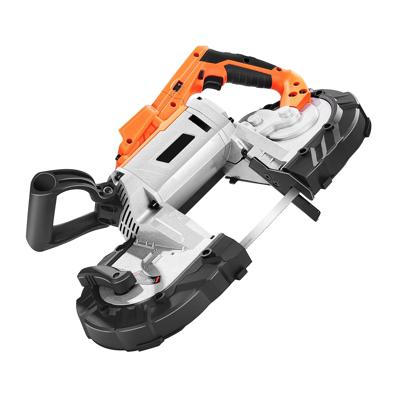 20V Portable Band Saw, 5 Inches Deep Cut, 360W Bandsaw With Brushless Motor, Cordless And Compact Portaband, Hang Hooks, 0-120 M/min Variable Speed, For Cutting Metal, Wood (Bare Tool Only)
20V Portable Band Saw, 5 Inches Deep Cut, 360W Bandsaw With Brushless Motor, Cordless And Compact Portaband, Hang Hooks, 0-120 M/min Variable Speed, For Cutting Metal, Wood (Bare Tool Only)