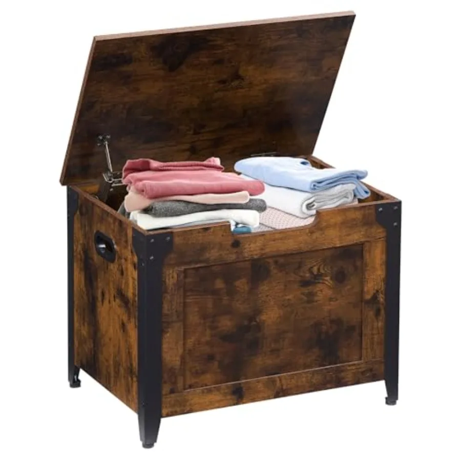 Storage Bench " Retro Wooden Storage Chest with 2 Safety Hges Loads 300 lb Easy Assembly Storage Ottoman Bench for Bedroom Entr
Storage Bench " Retro Wooden Storage Chest with 2 Safety Hges Loads 300 lb Easy Assembly Storage Ottoman Bench for Bedroom Entr