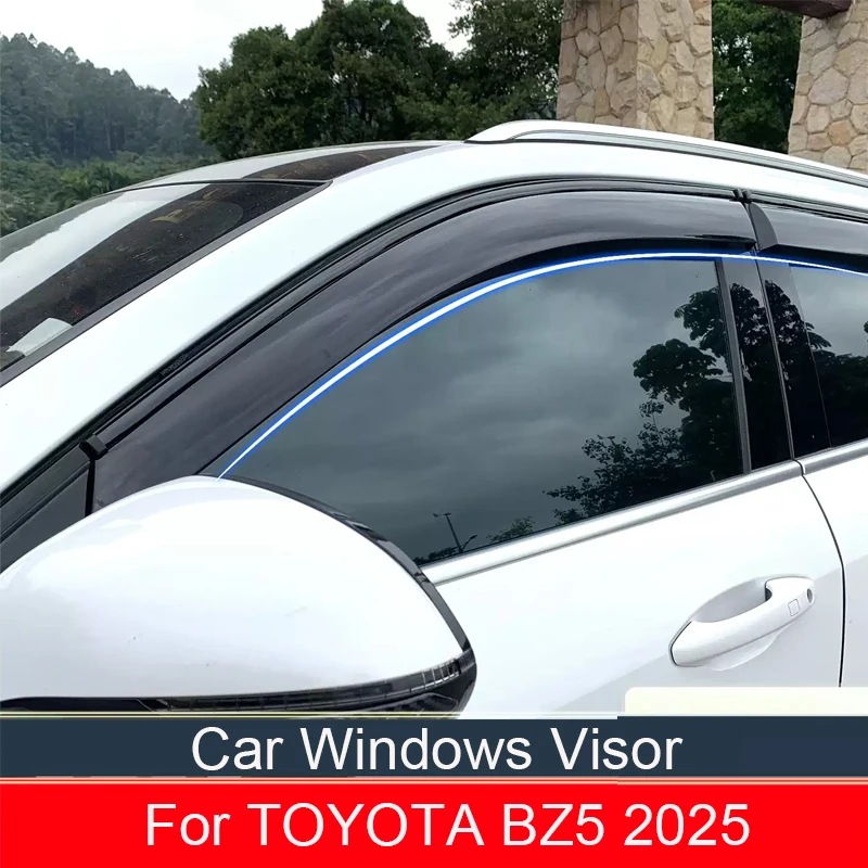 4 шт. автомобильный оконный козырек для TOYOTA BZ5 2025-настоящее окно, дождевик, водонепроницаемый ПВХ, защита внешних автомобильных аксессуаров
4 шт. автомобильный оконный козырек для TOYOTA BZ5 2025-настоящее окно, дождевик, водонепроницаемый ПВХ, защита внешних автомобильных аксессуаров