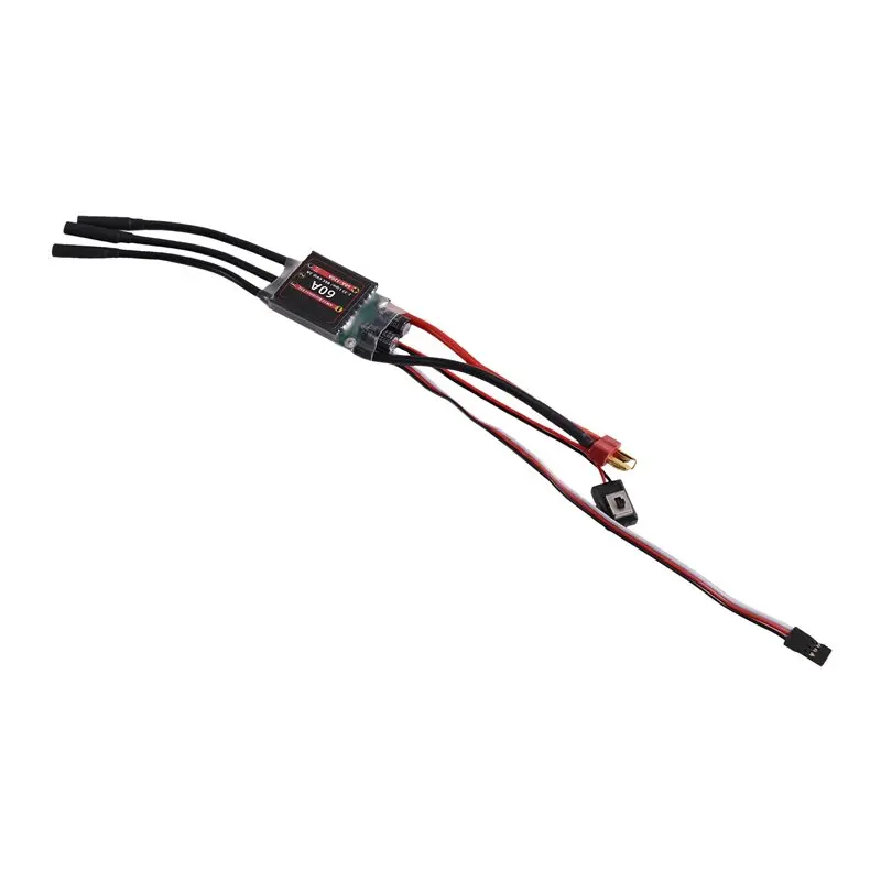 WOWFU-AM32 Electronic Speed Controller 60A Brushless ESC For 3532/3542 Motors- Includes Power T Plug 4.0Mm Banana Jack
WOWFU-AM32 Electronic Speed Controller 60A Brushless ESC For 3532/3542 Motors- Includes Power T Plug 4.0Mm Banana Jack