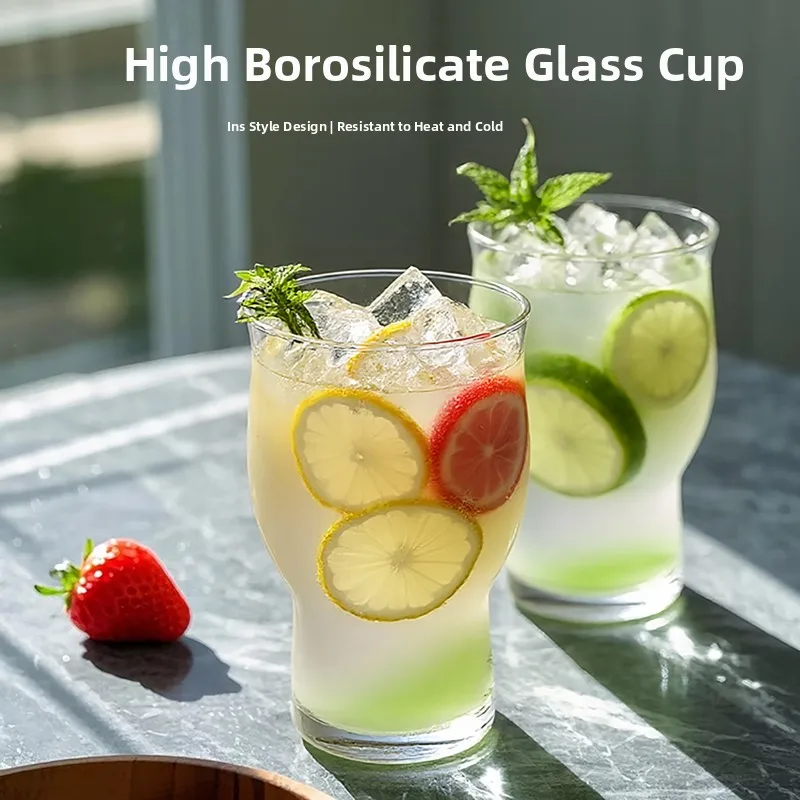 Trendy Wide-Mouth Glass Cup for Juice Coffee Beer Drinking Water Antibacterial High Borosilicate Glass round Shape Single Layer
Trendy Wide-Mouth Glass Cup for Juice Coffee Beer Drinking Water Antibacterial High Borosilicate Glass round Shape Single Layer