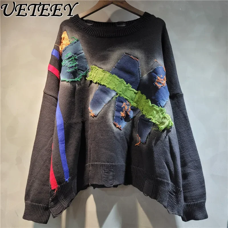 Trendy Contrasting Color Patch Hot Diamond Long-sleeve Sweater Jacket 2024 Autumn Winter New Fashion Knitted Sweater Y2k Tops
Trendy Contrasting Color Patch Hot Diamond Long-sleeve Sweater Jacket 2024 Autumn Winter New Fashion Knitted Sweater Y2k Tops