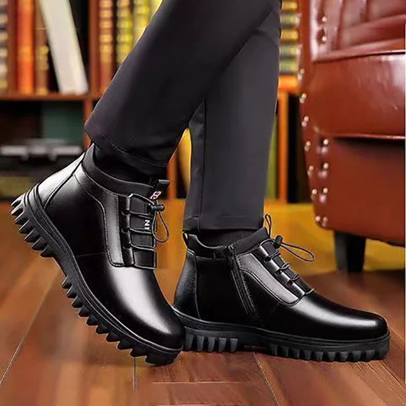 Men's Shoes New Thickened Cotton Shoes Winter Snow Boots for Men Fashion Cold Resistant Casual Shoes Men's Wool Cotton Warm Boot
Men's Shoes New Thickened Cotton Shoes Winter Snow Boots for Men Fashion Cold Resistant Casual Shoes Men's Wool Cotton Warm Boot