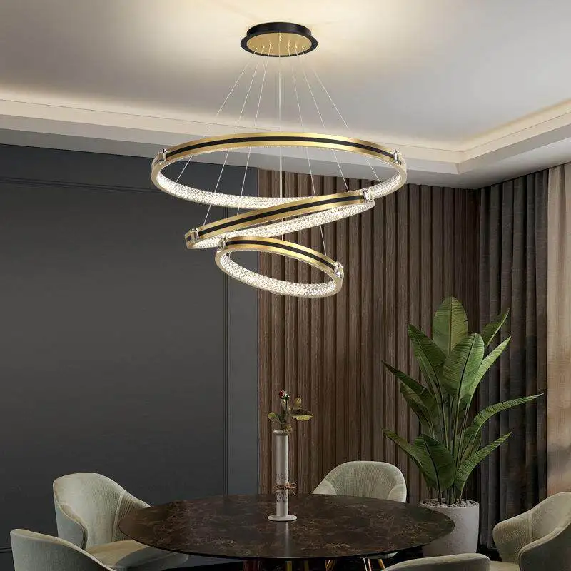 Modern Luxury Circular LED Pendant Light Aluminum Illumination Fixture for Living Room Hotel Villa Platform Attic Exhibition
Modern Luxury Circular LED Pendant Light Aluminum Illumination Fixture for Living Room Hotel Villa Platform Attic Exhibition