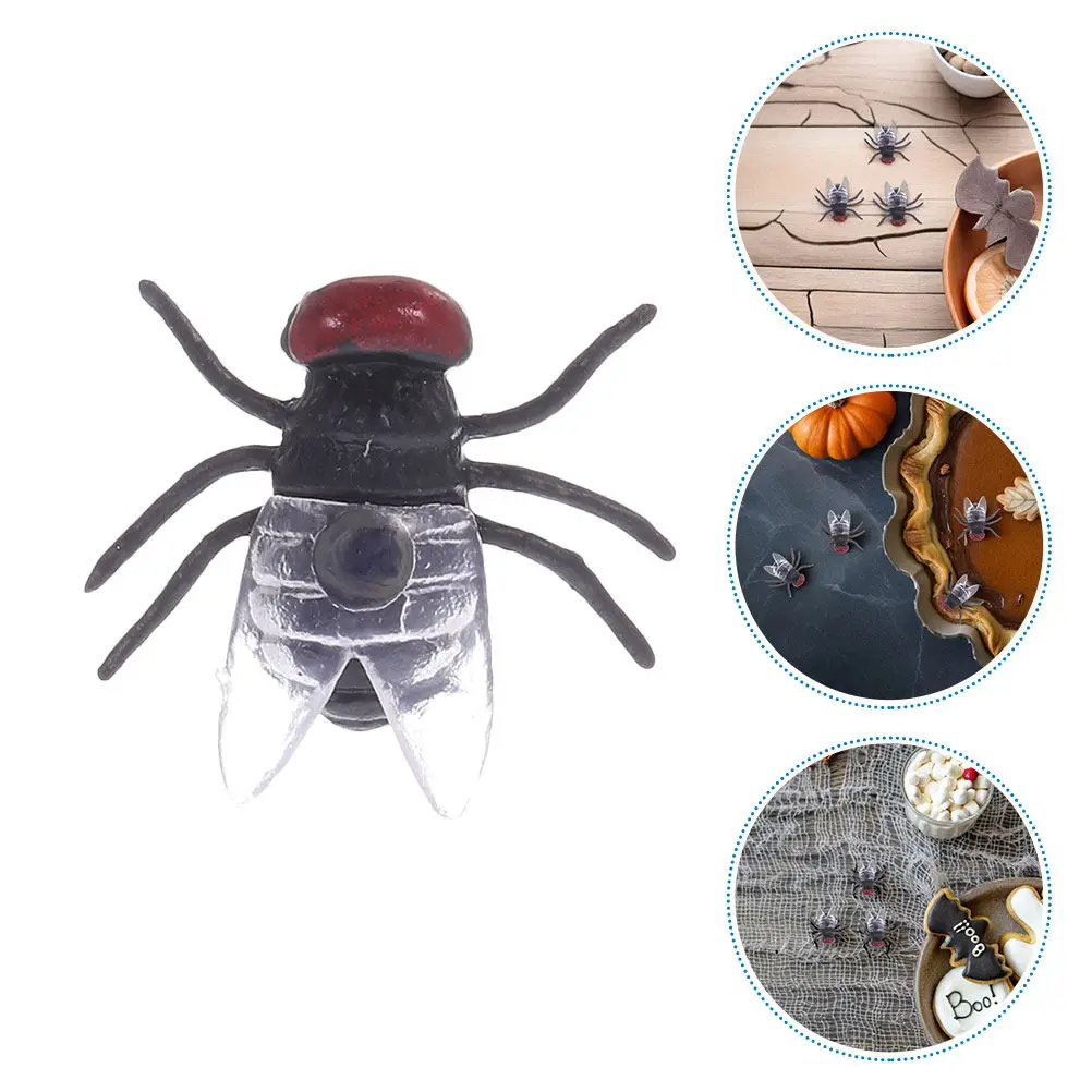 120Pcs Realistic Fake Flies Lifelike Prank for Halloween April Fools Party Decorations Plastic Small Insect Bugs
120Pcs Realistic Fake Flies Lifelike Prank for Halloween April Fools Party Decorations Plastic Small Insect Bugs
