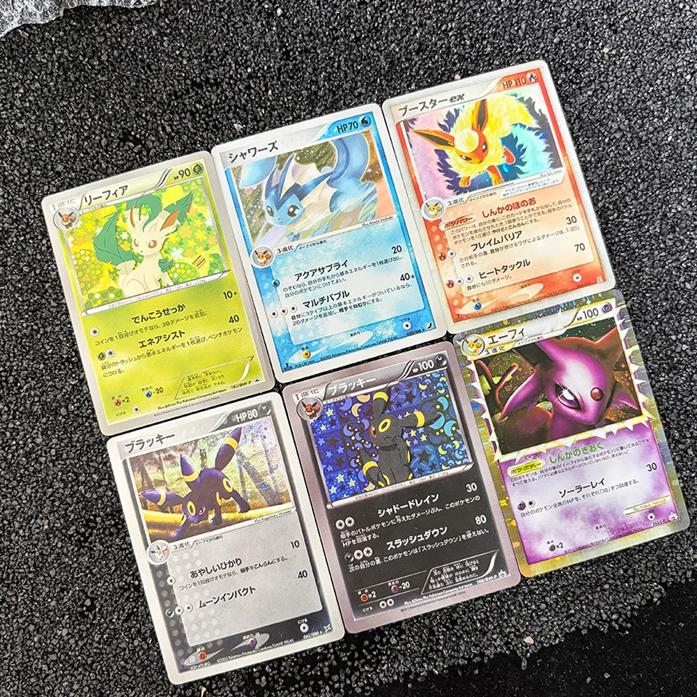 DIY PTCG Collection Single Card Eevee Umbreon Flareon EX Japanese Game Card Flash Card Classic Game Anime Card Trading Card Toy
DIY PTCG Collection Single Card Eevee Umbreon Flareon EX Japanese Game Card Flash Card Classic Game Anime Card Trading Card Toy