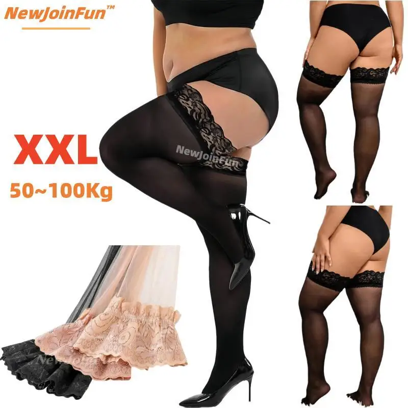 XXXXXL Large Plus Size Thigh High Knee Lace Socks Black Stocking for Women Stockings with Anti-skid Night Club Office Daily Wear
XXXXXL Large Plus Size Thigh High Knee Lace Socks Black Stocking for Women Stockings with Anti-skid Night Club Office Daily Wear