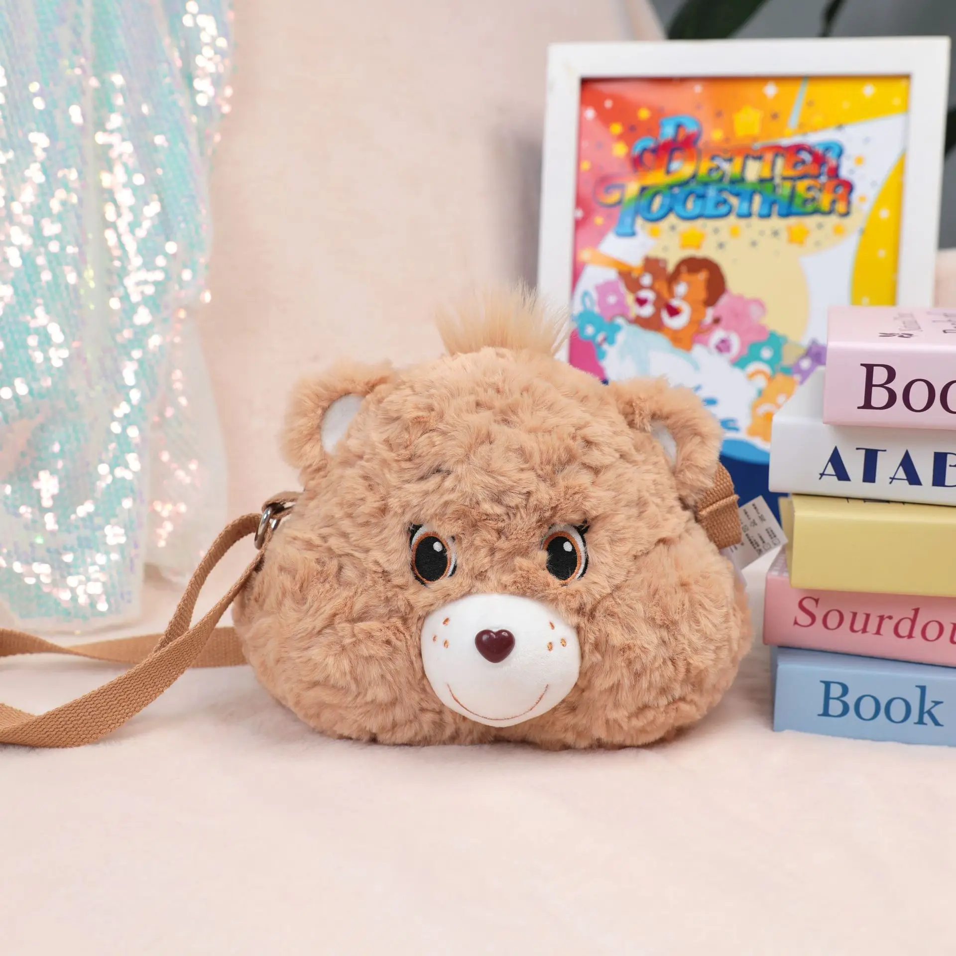 Care Bears Plush Bag with Strap, Cartoon Bear Crossbody Purse, Multi-Functional Coin Pouch Claw Machine Toy Gift for Kids
Care Bears Plush Bag with Strap, Cartoon Bear Crossbody Purse, Multi-Functional Coin Pouch Claw Machine Toy Gift for Kids