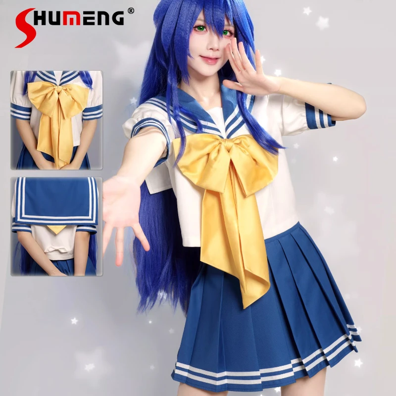 Original Japanese College Style JK Uniform Suit Summer New Student Y2k Loose Navy Collar Top Skirt 2-piece Suit Cos Clothing
Original Japanese College Style JK Uniform Suit Summer New Student Y2k Loose Navy Collar Top Skirt 2-piece Suit Cos Clothing