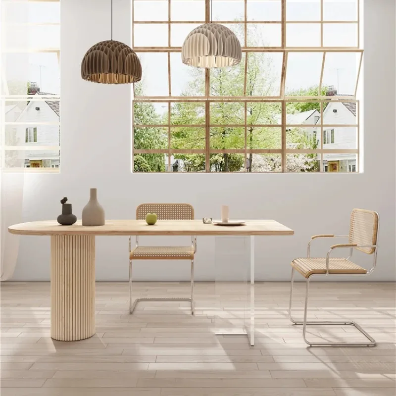 Modern Wood Design Dining Table 6 Person Luxury Nordic Living Room Dining Table Kitchen Restaurant Mesas De Comedor Furniture
Modern Wood Design Dining Table 6 Person Luxury Nordic Living Room Dining Table Kitchen Restaurant Mesas De Comedor Furniture