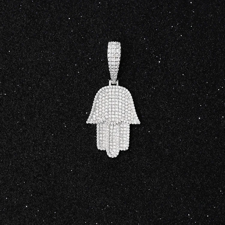 Fashion Pendant VVS Clarity Moissanite 18k Gold Plated 925 Sterling Silver Pendant For Hip Hop Men
Fashion Pendant VVS Clarity Moissanite 18k Gold Plated 925 Sterling Silver Pendant For Hip Hop Men