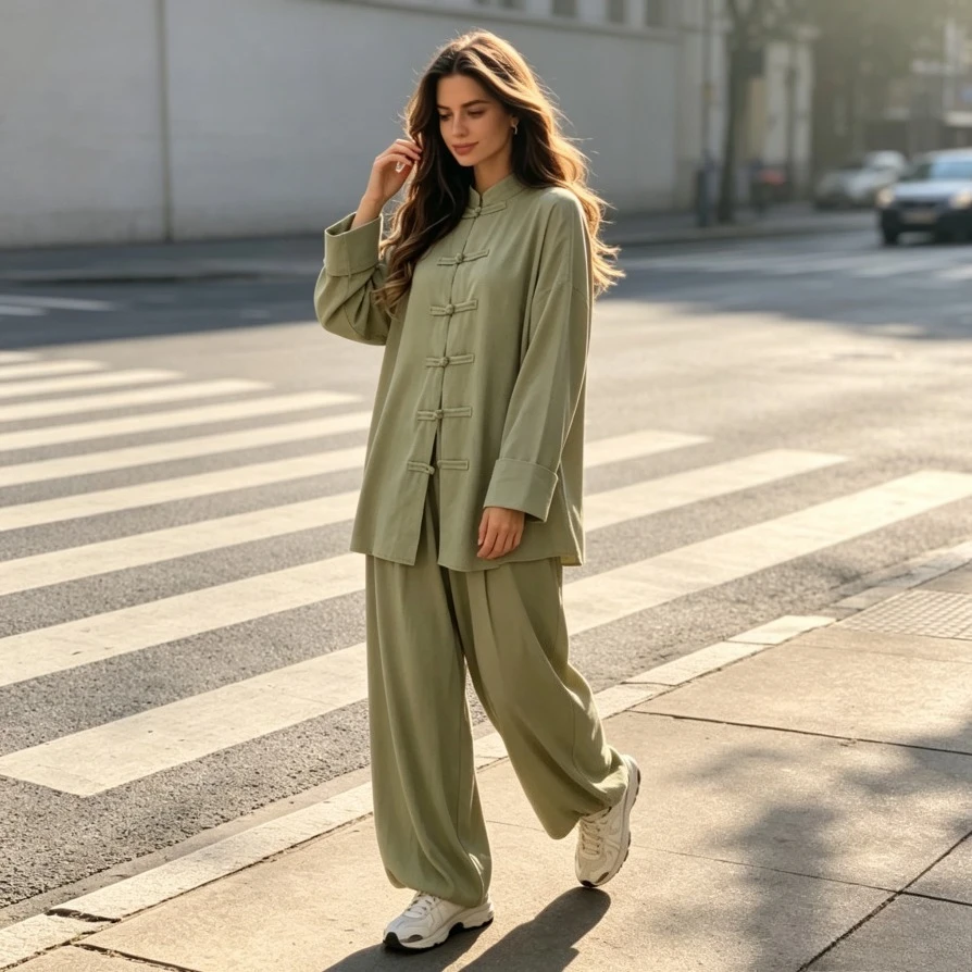 Women 2 Piece Set Pants Suit Eid Muslim Shirt Trousers Single Breasted Top Dubai Ramadan Musulman Ensemble Morocco Outfits 2026
Women 2 Piece Set Pants Suit Eid Muslim Shirt Trousers Single Breasted Top Dubai Ramadan Musulman Ensemble Morocco Outfits 2026