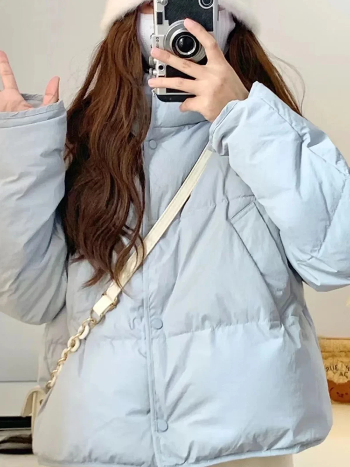 Small down Cotton-Padded Coat Women's Short Korean Sle Loose Oversize Cotton-Padded Jacket Outerwear Winter New
Small down Cotton-Padded Coat Women's Short Korean Sle Loose Oversize Cotton-Padded Jacket Outerwear Winter New