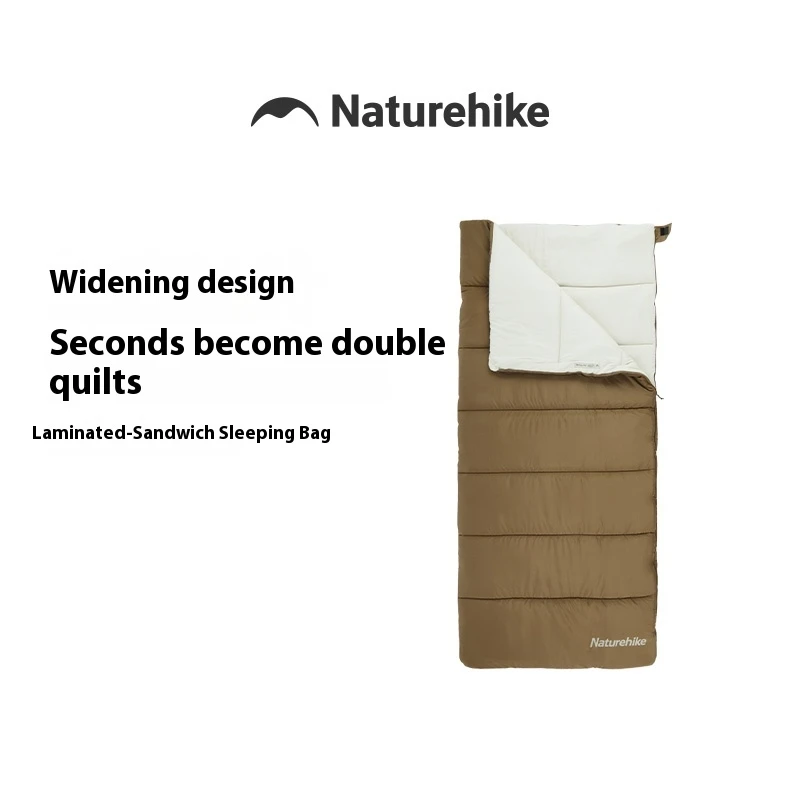 Naturehike Cotton Sleeping Bag Polyester Fiber Interlayer Removable Waterproof SleepingBag Splicing Outdoor Camping Travel Quilt
Naturehike Cotton Sleeping Bag Polyester Fiber Interlayer Removable Waterproof SleepingBag Splicing Outdoor Camping Travel Quilt