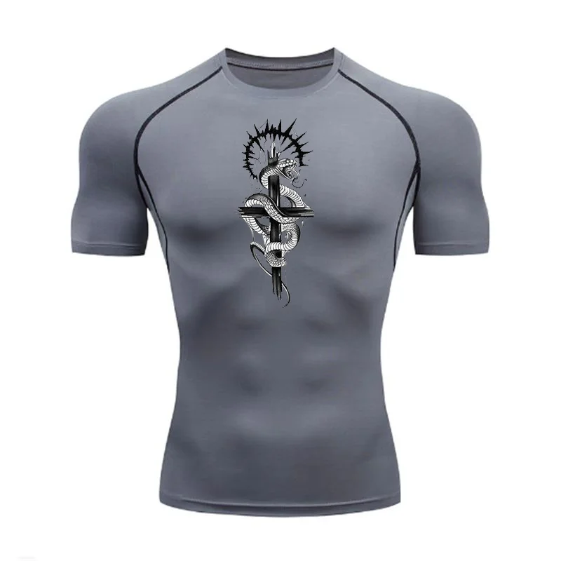 Summer Sports Tops Quick Dry Men's Compression Shirt Short Sleeve Second Skin Gym Workout Short Fitness Running T-Shirt Men Wear
Summer Sports Tops Quick Dry Men's Compression Shirt Short Sleeve Second Skin Gym Workout Short Fitness Running T-Shirt Men Wear
