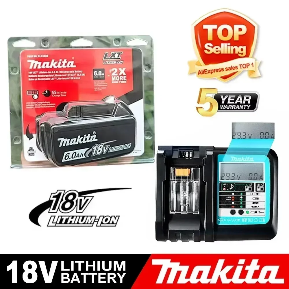 ✅100% Original Makita 6Ah for Makita 18V Battery BL1840 BL1830B BL1850B BL1850 BL1860 BL1815 Replacement Lithium Battery
✅100% Original Makita 6Ah for Makita 18V Battery BL1840 BL1830B BL1850B BL1850 BL1860 BL1815 Replacement Lithium Battery
