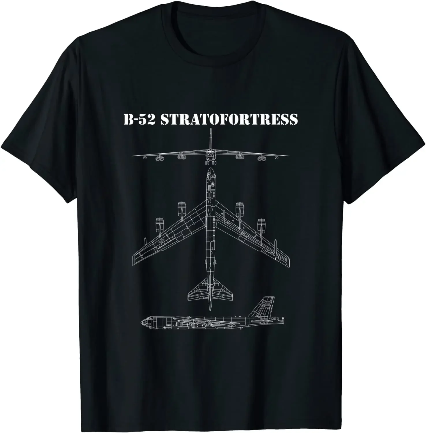B-52 Stratofortress Aircraft Airplane Schematic Bomber B52 Men T-Shirt Short Sleeve Casual Cotton O-Neck Summer T-shirt
B-52 Stratofortress Aircraft Airplane Schematic Bomber B52 Men T-Shirt Short Sleeve Casual Cotton O-Neck Summer T-shirt