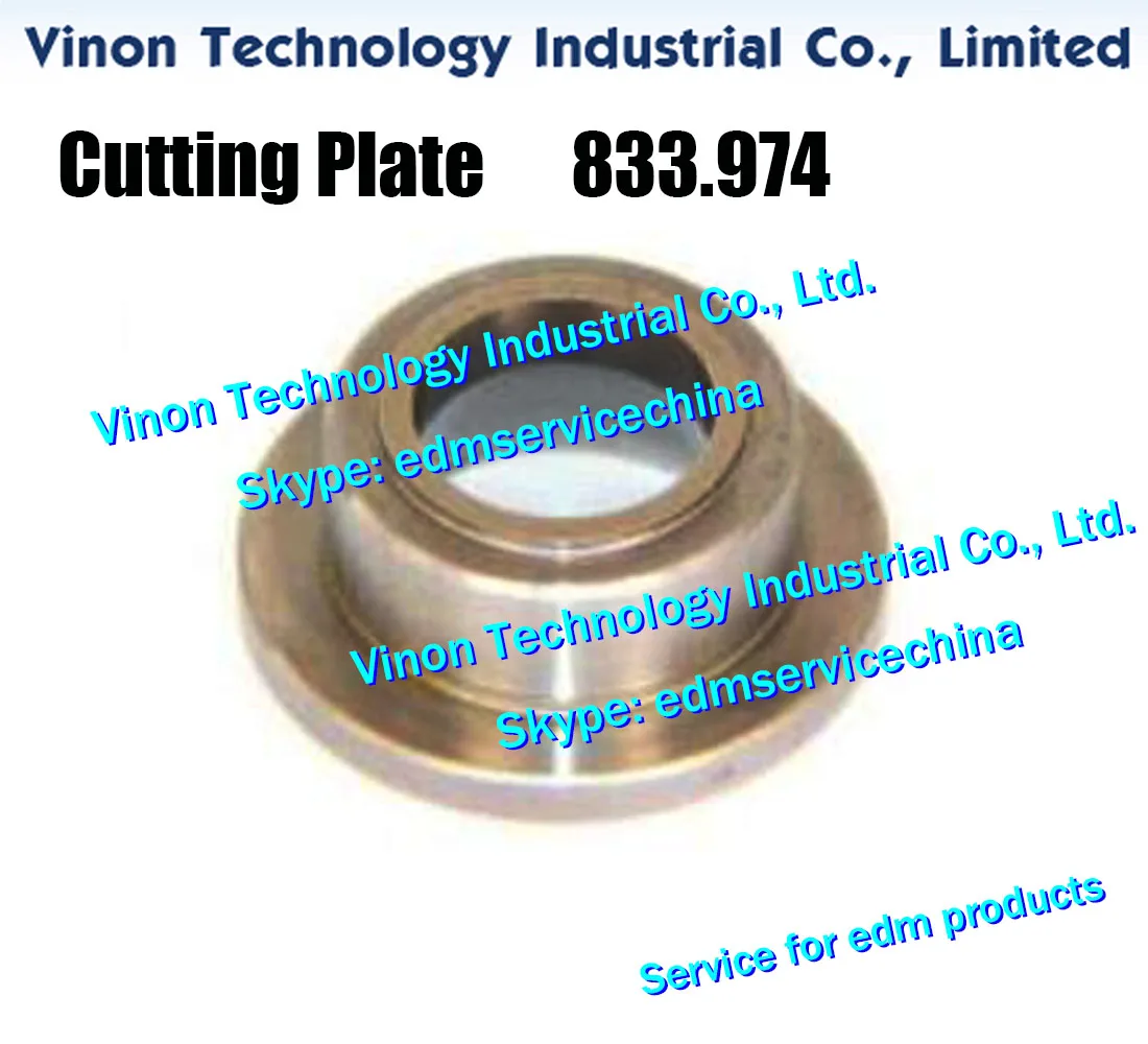 Agie 833.974, 833974 Cutting plate Ø20.5x8.5 mm 590833974, 590.833.974
Agie 833.974, 833974 Cutting plate Ø20.5x8.5 mm 590833974, 590.833.974