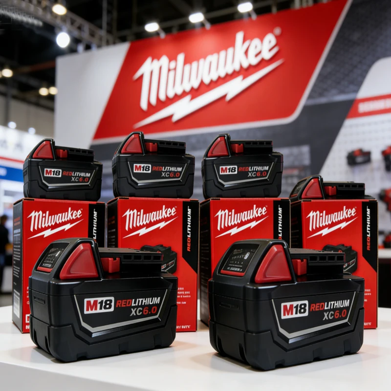 6.0Ah Milwaukee M18 18650 Lithium Ion Battery Interchangeable 18V for M18B8 M18B5 Power Tools Compatible with 48-11-1850 4
6.0Ah Milwaukee M18 18650 Lithium Ion Battery Interchangeable 18V for M18B8 M18B5 Power Tools Compatible with 48-11-1850 4