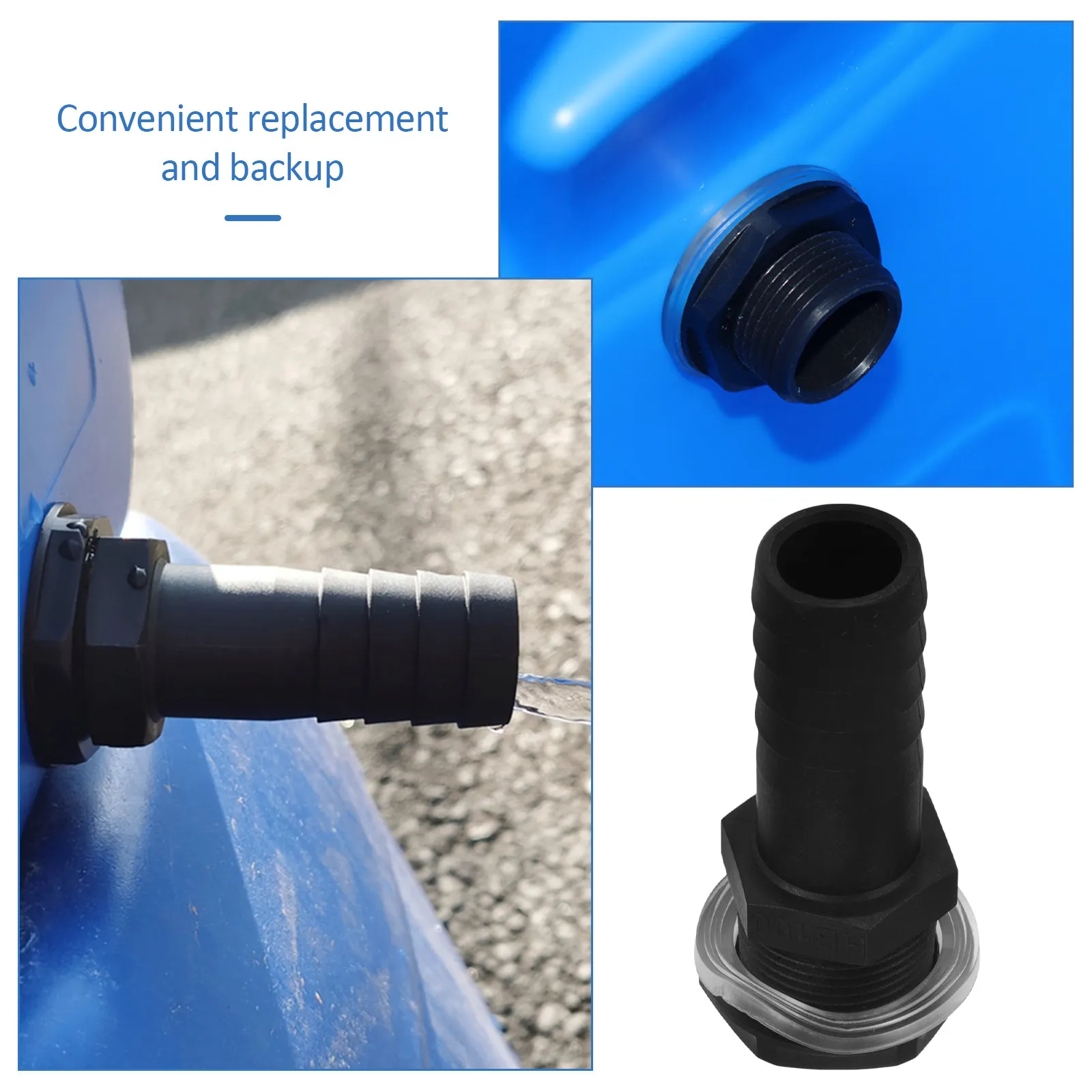 2 шт. пластиковых соединителей для шлангов с внешней резьбой, адаптеры для водяных баков, садовые соединители для шлангов с регулировкой потока
2 шт. пластиковых соединителей для шлангов с внешней резьбой, адаптеры для водяных баков, садовые соединители для шлангов с регулировкой потока