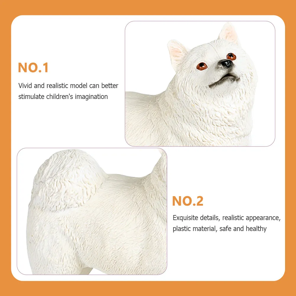 Realistic Samoyed Dog Shape Plastic Ornament Creative Educational Desktop Decorative Animal Figure for Kids Learning Imagination
Realistic Samoyed Dog Shape Plastic Ornament Creative Educational Desktop Decorative Animal Figure for Kids Learning Imagination