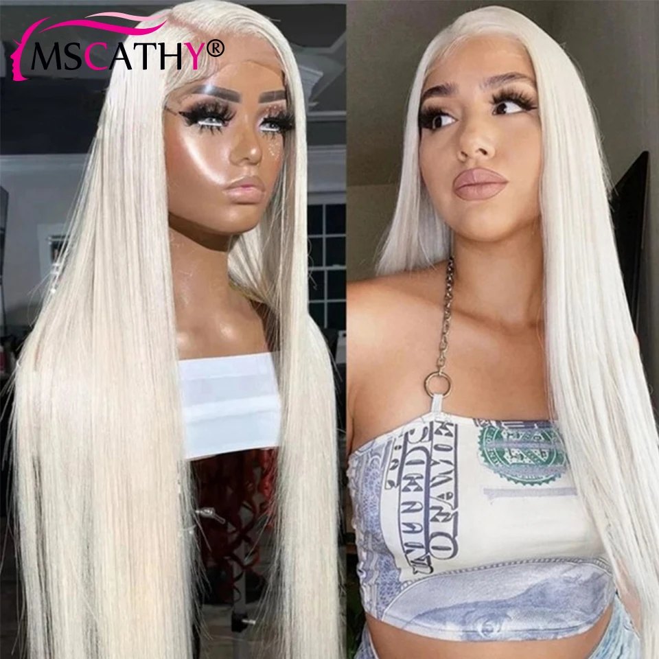 13x4 Platinum Ice Blonde Lace Front Wig Long Straight Brazilian Virgin Human Hair Wigs HD 613 Transparent 4x4 Lace Frontal Wig
13x4 Platinum Ice Blonde Lace Front Wig Long Straight Brazilian Virgin Human Hair Wigs HD 613 Transparent 4x4 Lace Frontal Wig