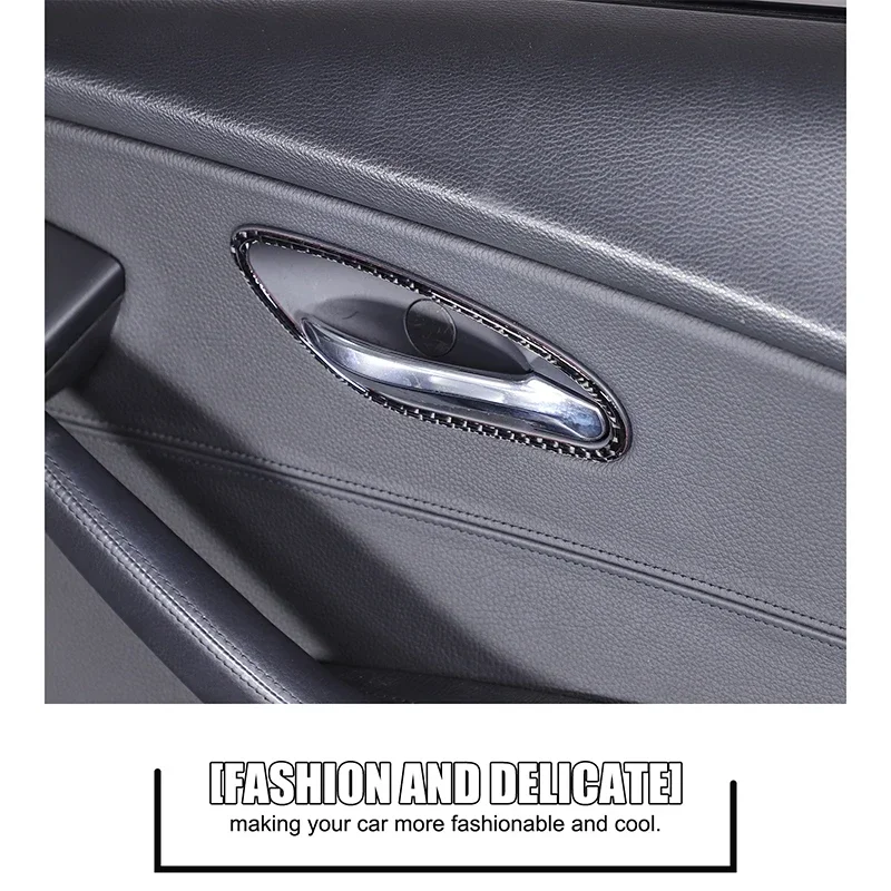 For BMW 6 Series M6 E63 E64 2004-2010 Soft Carbon Fiber Car Door Inner Handle Frame Trim Sticker Interior Car Accessories
For BMW 6 Series M6 E63 E64 2004-2010 Soft Carbon Fiber Car Door Inner Handle Frame Trim Sticker Interior Car Accessories