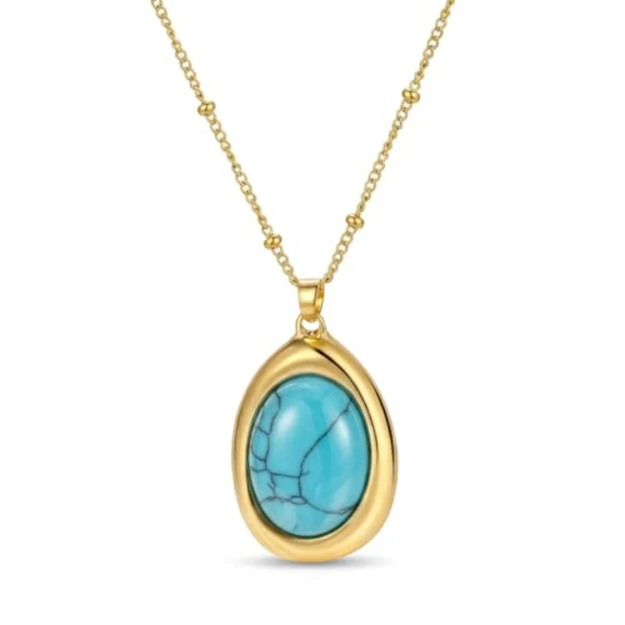 Natural Crystal Pendant Necklace for Women Healing 18K Gold Plated Chunky Stone Necklace Spiritual Gemstone Jewelry
Natural Crystal Pendant Necklace for Women Healing 18K Gold Plated Chunky Stone Necklace Spiritual Gemstone Jewelry