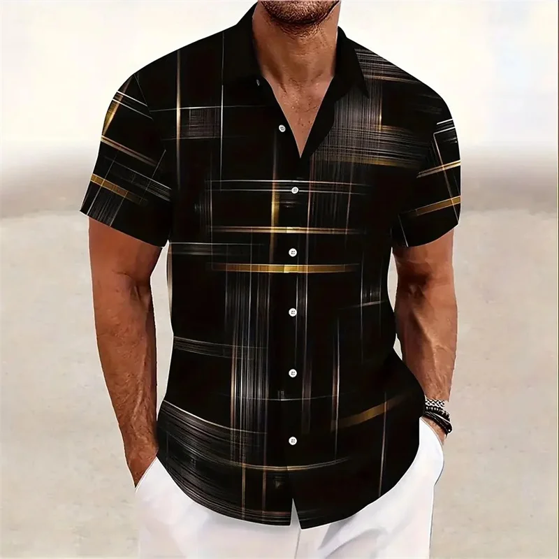 14 Color Men's Geometric Plaid Shirt Button Shirt Short Sleeve Fashion Casual Outdoor Vacation Street Style 3D Printed Lapel Shi
14 Color Men's Geometric Plaid Shirt Button Shirt Short Sleeve Fashion Casual Outdoor Vacation Street Style 3D Printed Lapel Shi