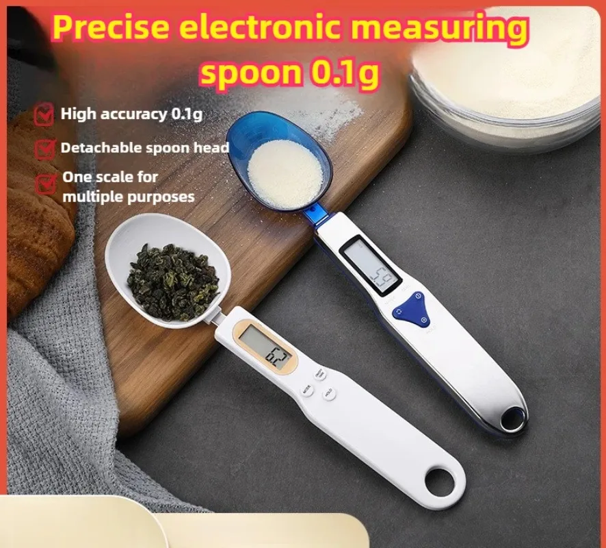 Mini Spoon Scale Digital Kitchen Scale Electronic LCD Food Scale 0.1-500g Cooking Flour Milk Coffee Powder Weight Measure Spoon
Mini Spoon Scale Digital Kitchen Scale Electronic LCD Food Scale 0.1-500g Cooking Flour Milk Coffee Powder Weight Measure Spoon