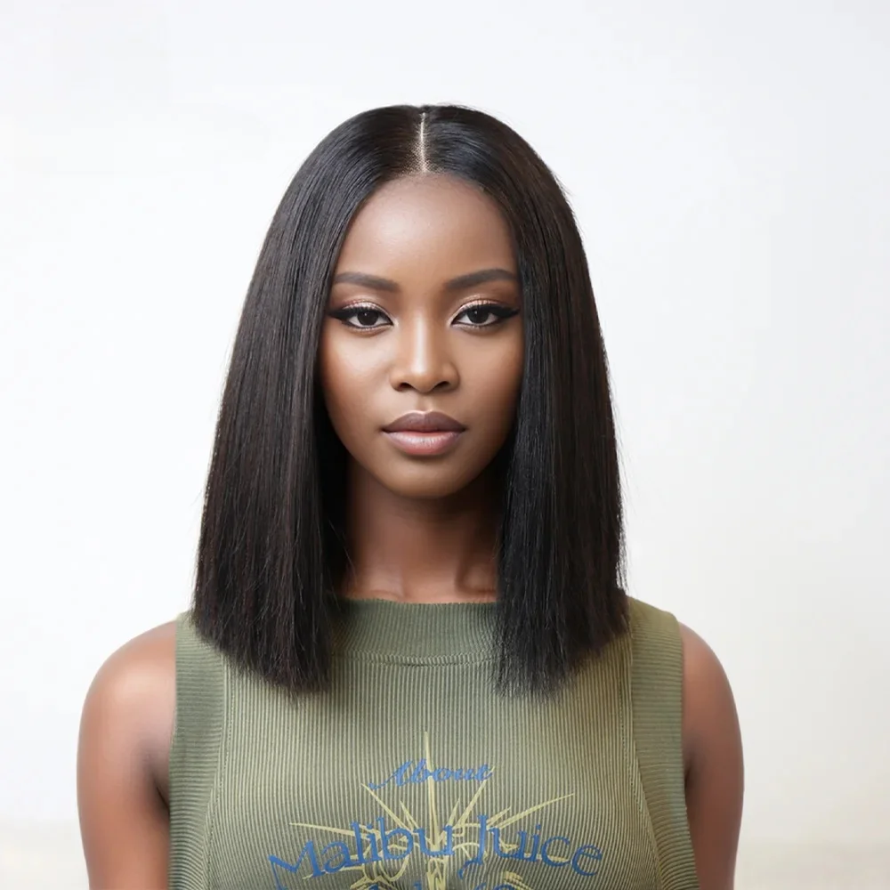 Straight Soft Natural Black Short Bob 180Density Lace Front Wig For Women With Baby Hair Preplucked Daily Glueless
Straight Soft Natural Black Short Bob 180Density Lace Front Wig For Women With Baby Hair Preplucked Daily Glueless