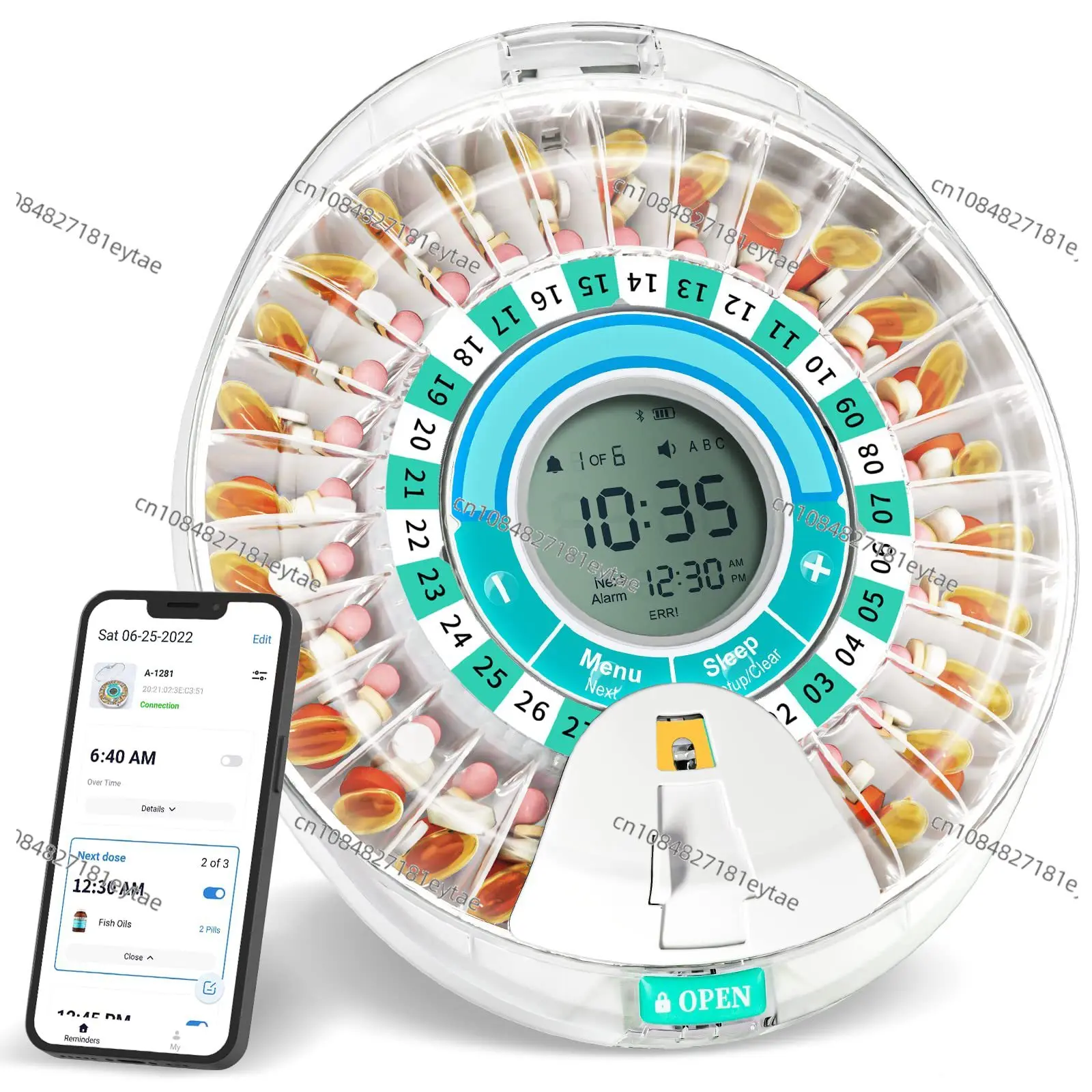 Intelligent electronic medicine box sub-packing box, convenient multi-function timing alarm clock, elderly medicine reminder
Intelligent electronic medicine box sub-packing box, convenient multi-function timing alarm clock, elderly medicine reminder