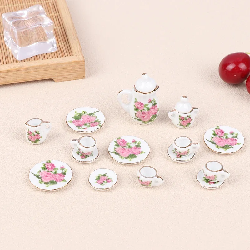 1Set 1:12 Dollhouse Miniature Porcelain Ceramic Tea Cup Set Tableware Kitchen Dollhouse Teapot DIY Toys
1Set 1:12 Dollhouse Miniature Porcelain Ceramic Tea Cup Set Tableware Kitchen Dollhouse Teapot DIY Toys