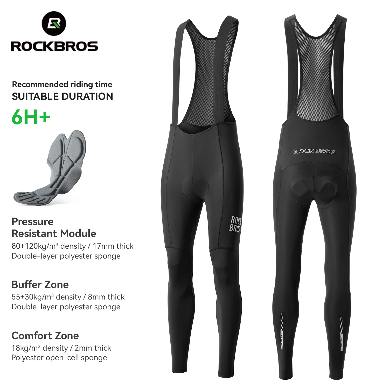 ROCKBROS Cycling Pants Lightweight Breathable Pants High Elastic Slim Tights Shock Absorption Cushion Pad Men Cycling Trousers
ROCKBROS Cycling Pants Lightweight Breathable Pants High Elastic Slim Tights Shock Absorption Cushion Pad Men Cycling Trousers