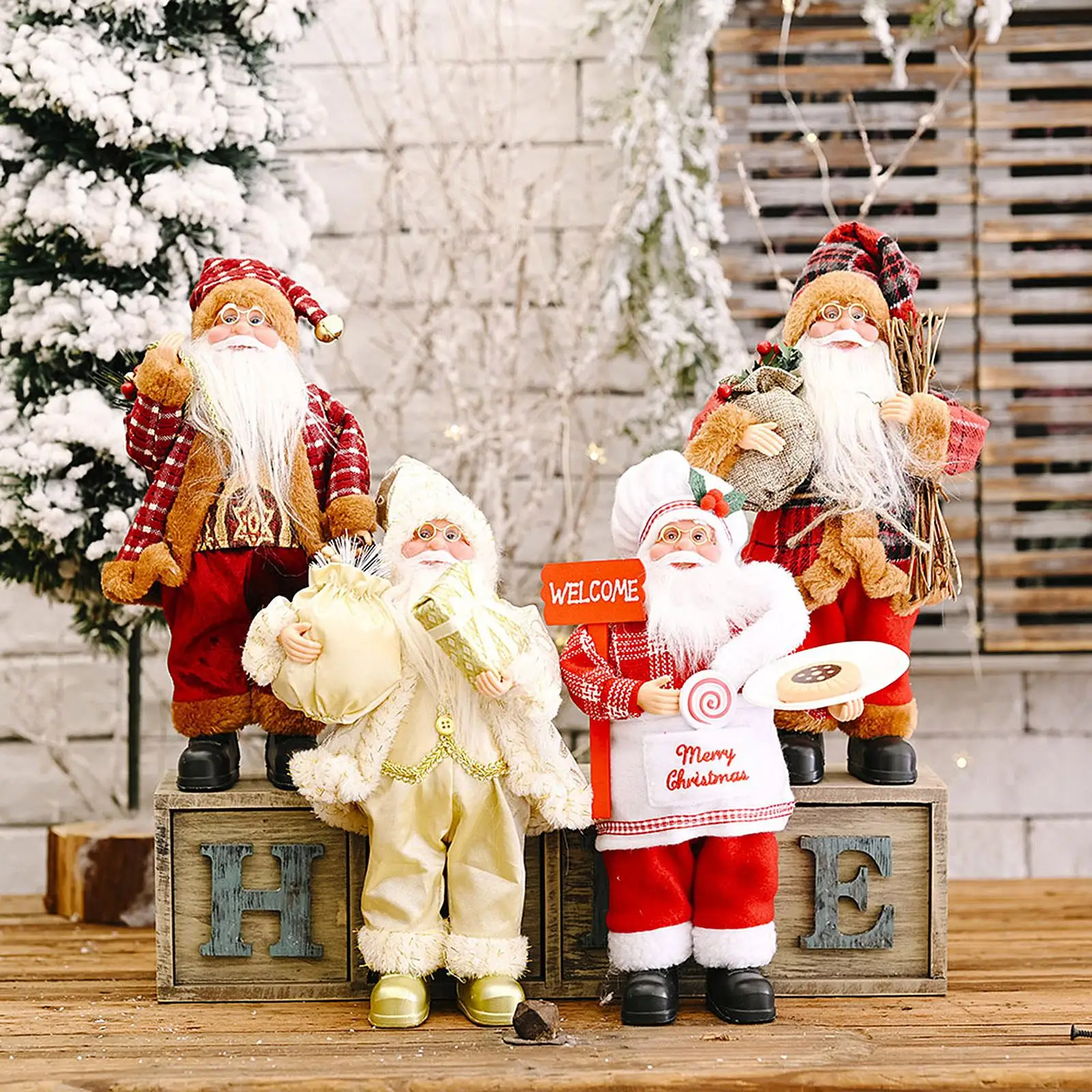 Christmas Santa Claus Doll Toy Figurine Decors Table Ornaments
Christmas Santa Claus Doll Toy Figurine Decors Table Ornaments
