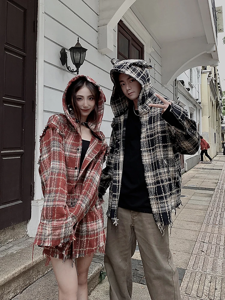 Big Biu Autumn Vintage Fringed Hem Jaet Coat Furry unge irt Hong Kong Sle Hooded Coat Fem Outerwear Woolen Coat
Big Biu Autumn Vintage Fringed Hem Jaet Coat Furry unge irt Hong Kong Sle Hooded Coat Fem Outerwear Woolen Coat