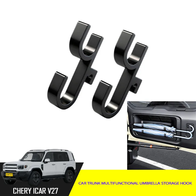 Car Trunk Multifunctional Umbrella Storage Hook Fit for Chery ICAR V27 2026 Car Trunk Multifunctional Umbrella Storage Hook
Car Trunk Multifunctional Umbrella Storage Hook Fit for Chery ICAR V27 2026 Car Trunk Multifunctional Umbrella Storage Hook