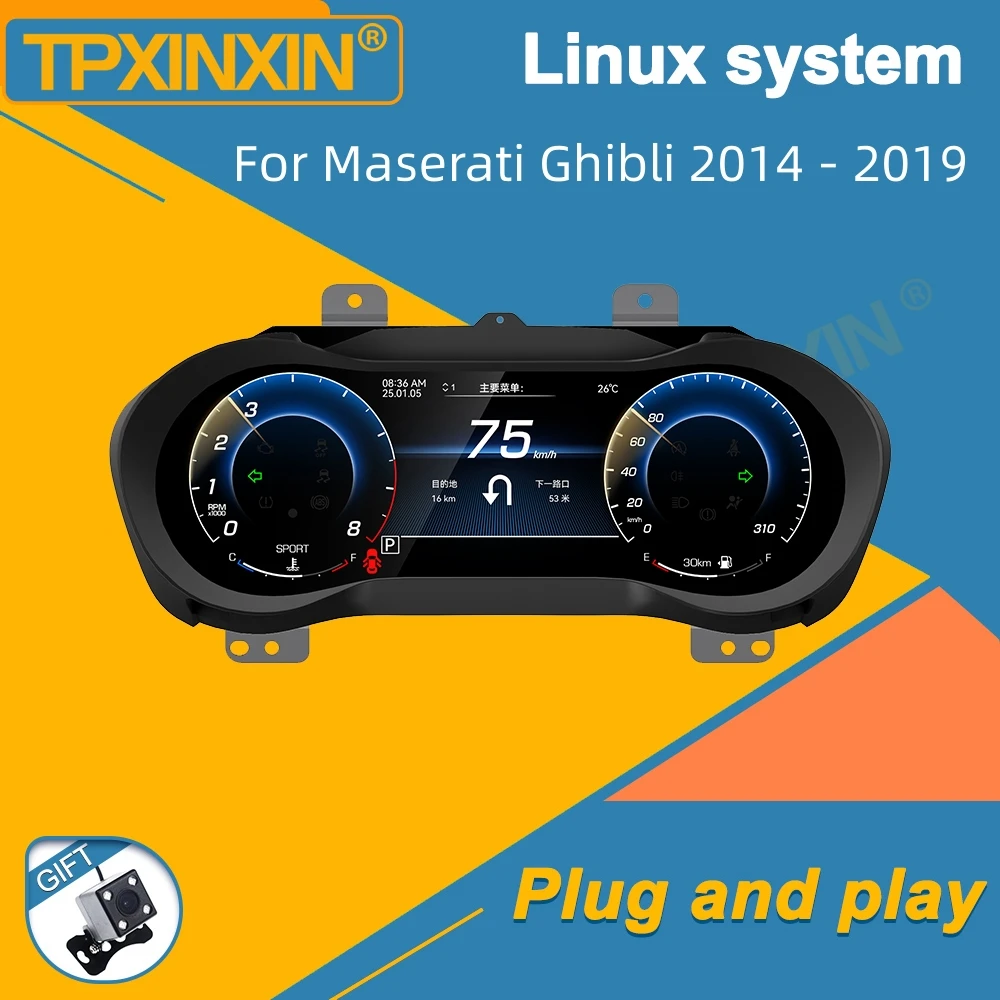 For Maserati Ghibli 2014 - 2019 Digital Cluster Car LCD Dashboard Panel Virtual Cockpit Instrument Multifunctional Speedometer
For Maserati Ghibli 2014 - 2019 Digital Cluster Car LCD Dashboard Panel Virtual Cockpit Instrument Multifunctional Speedometer